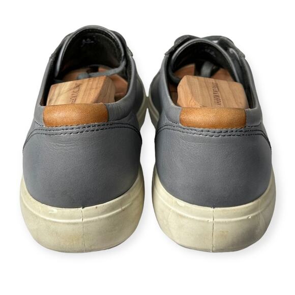 ECCO Men Soft 7 Sneaker Leather Gray EU 46 US 13 - Picture 4 of 8